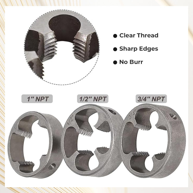 6-delers sett med vannrørform