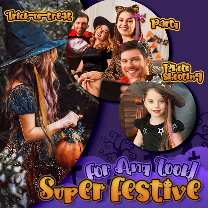 Morsom Halloween Hårforlengelsesklips