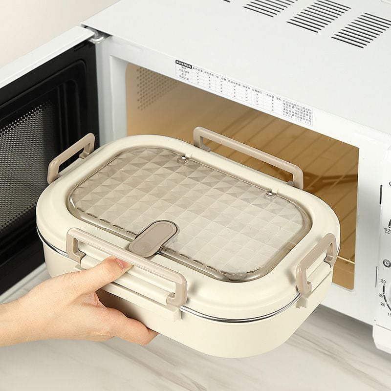 Microwaveable rustfritt stål isolert Bento Box