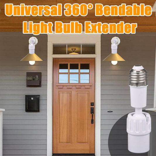 Universal 360° bøybar lyspæreforlenger
