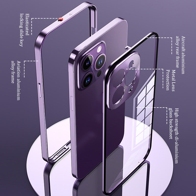 Elastisk trykknapp-etui til mobiltelefon