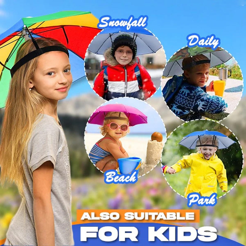 Håndfri utendørs paraplyhatt