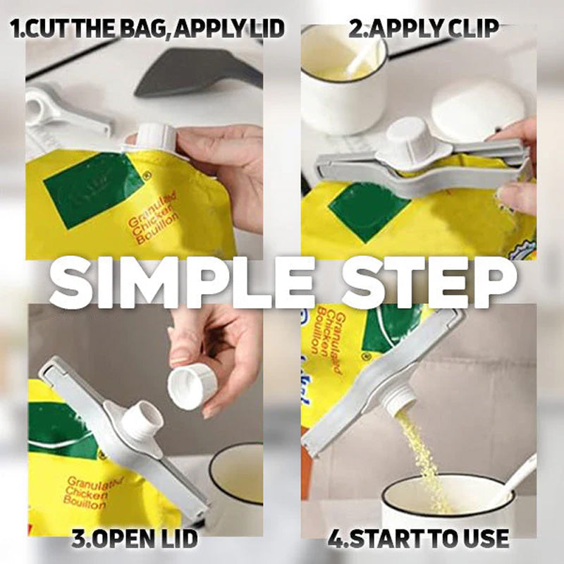 Flaskekork Forseglingspose Klips Forseglingsklemme