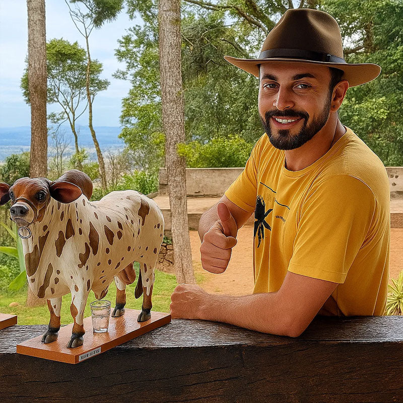 (Gratis frakt)🐂🥃Nelore Bull Brennevins dispenser