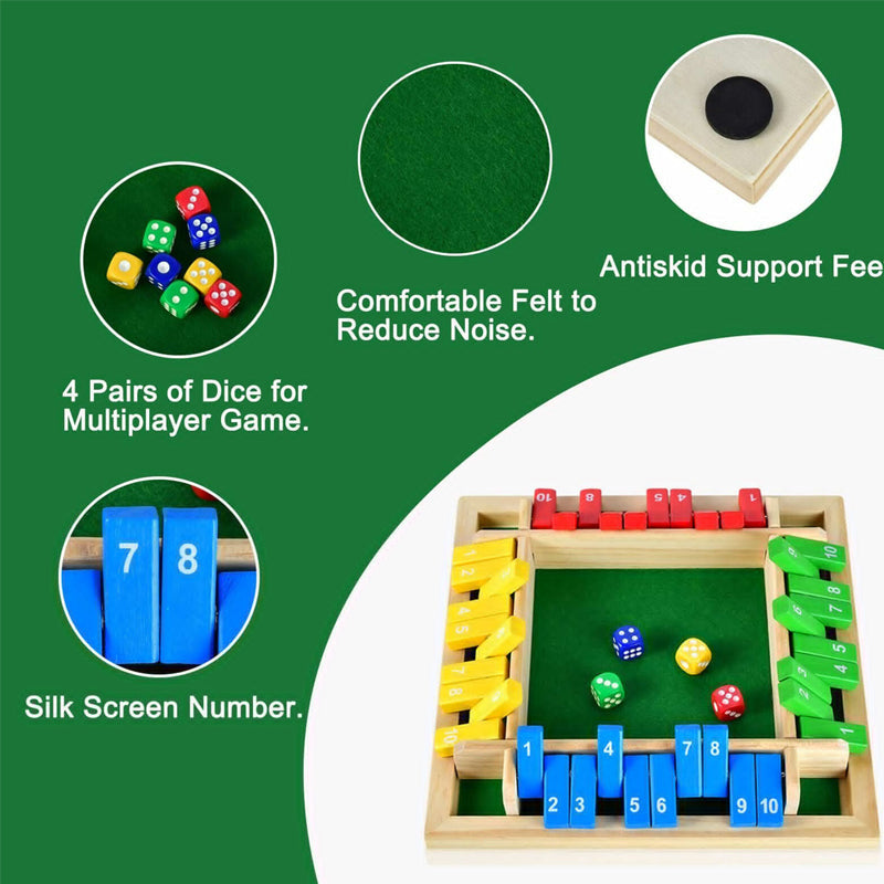 Rekvisitter til firesidig kortspill