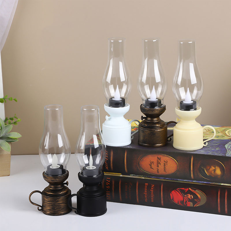 💫Retro simulering parafinlampe LED nattlys💫