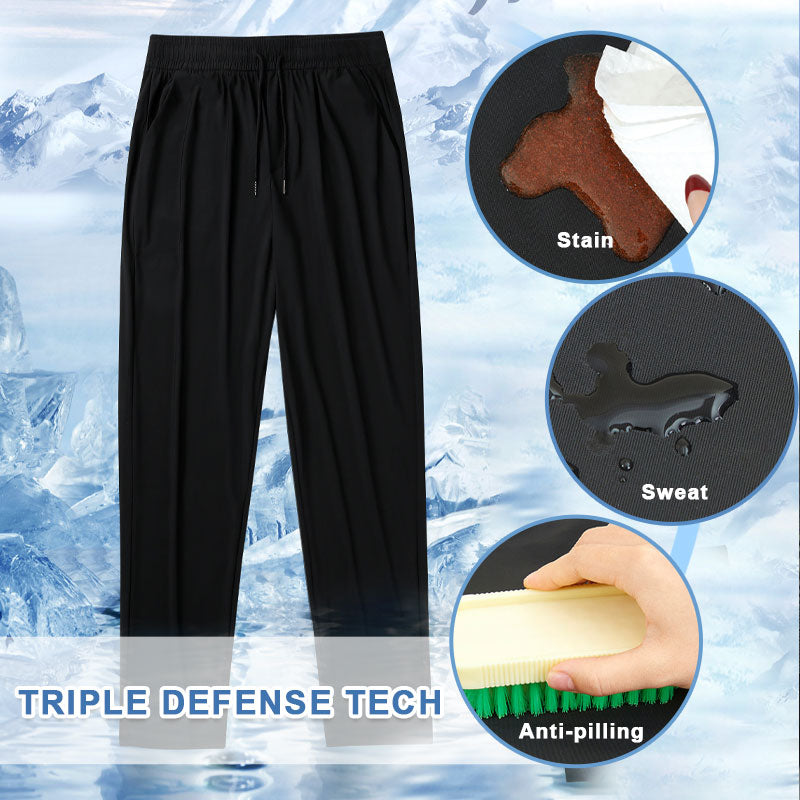 🧊 Ice Silk Quick-Dry Pants - Hold deg kjølig, tørr og komfortabel hele dagen! ☀️