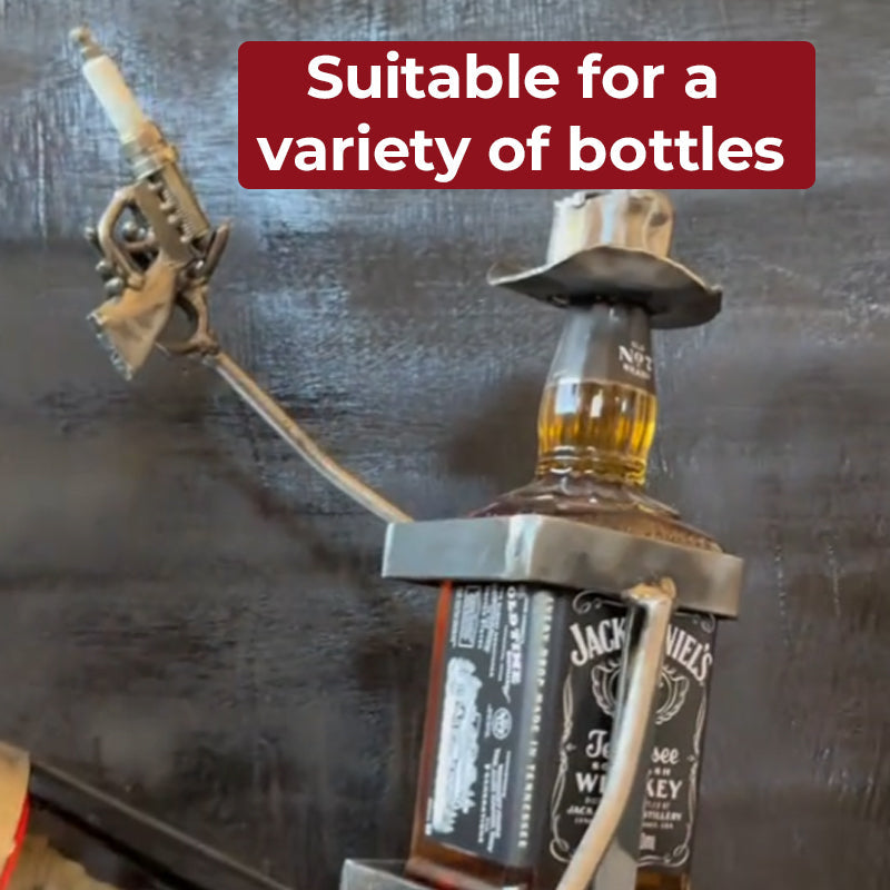 Hodeskalle Cola- og vinflaskeholder