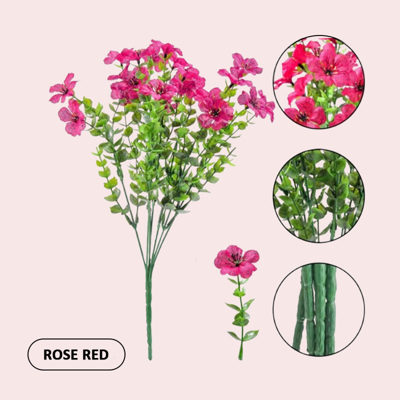 🌺UV-resistent fargerik kunstig blomst💖