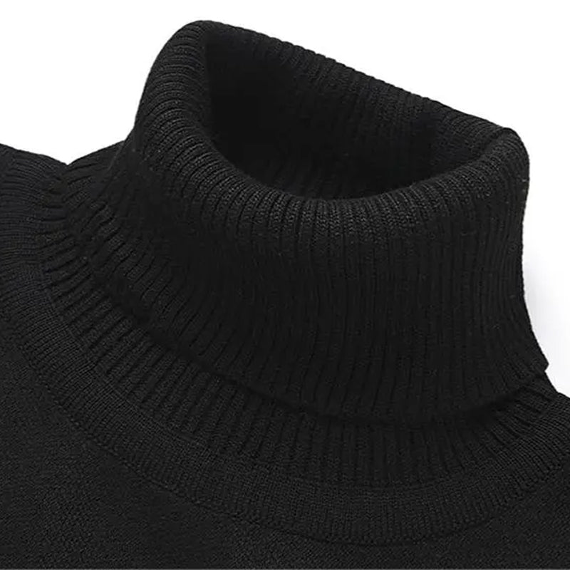 {Gratis Frakt}Høykvalitets Turtleneck Kashmirgenser For Menn Om Vinteren