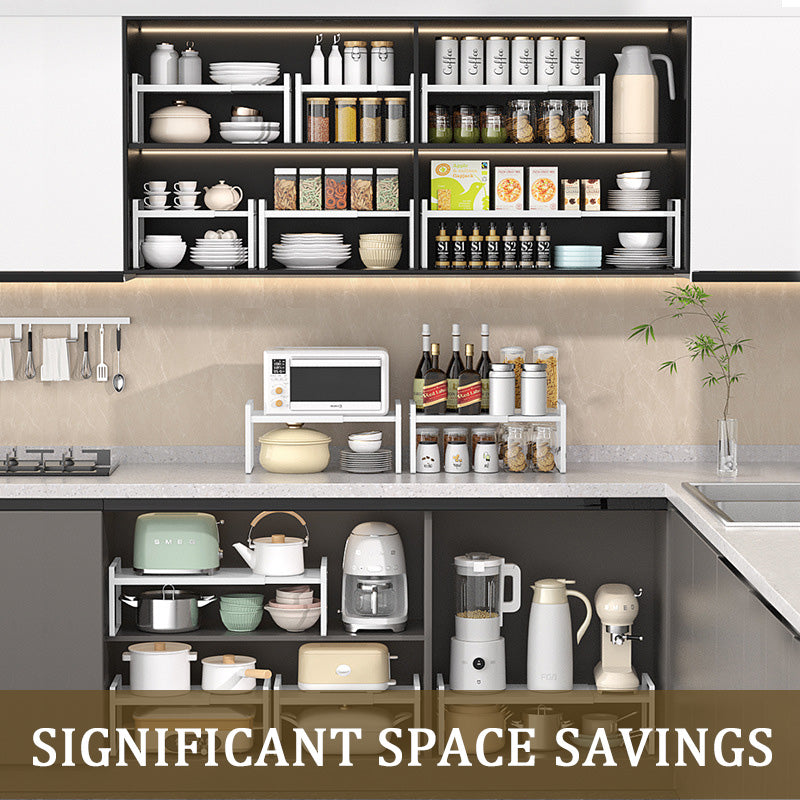 Uttrekkbart lagdelt skapstativ