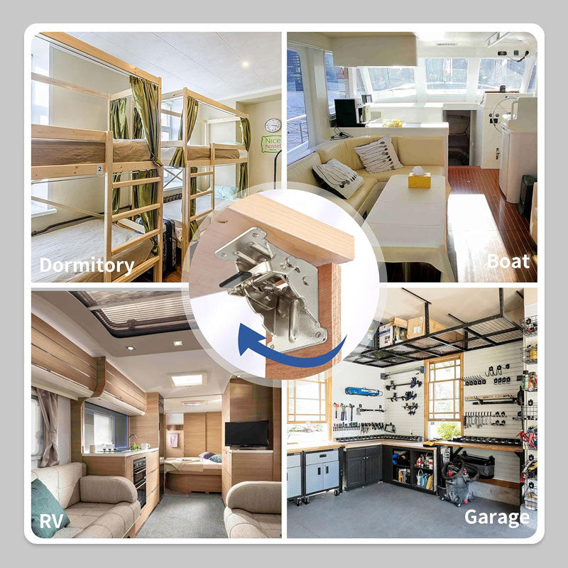 90 graders selvlåsende sammenleggbart hengsel Korrosjonshindrende usynlig kontakt