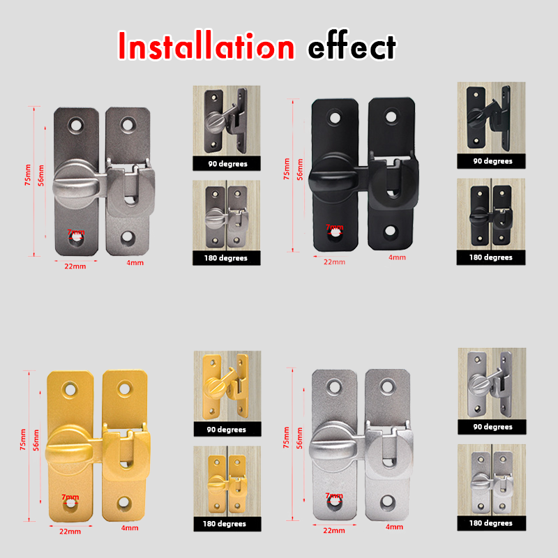 Sikkerhetsdørlås for hjemmet