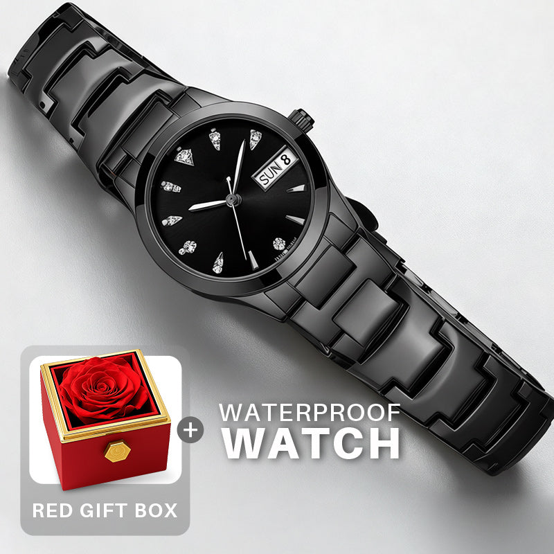 Elegant vanntett dameklokke