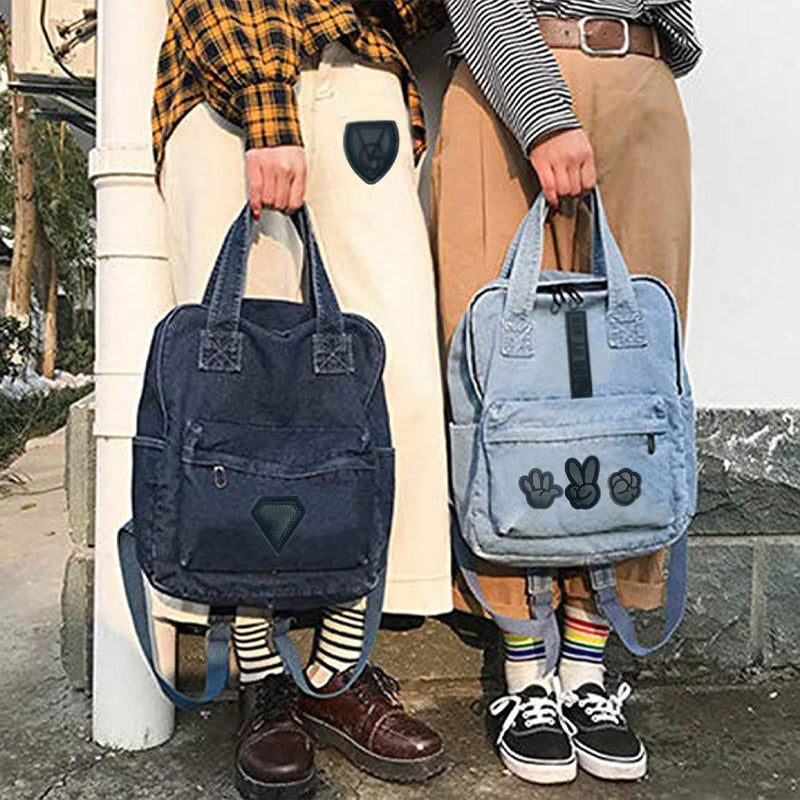 Selvklebende svarte lapper til å lage selvL