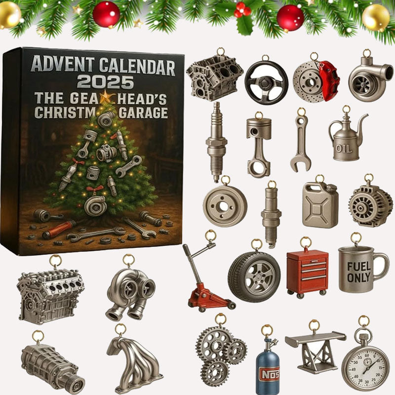 Gearheads julegarasje-adventskalender 2025🔧🎄🚗