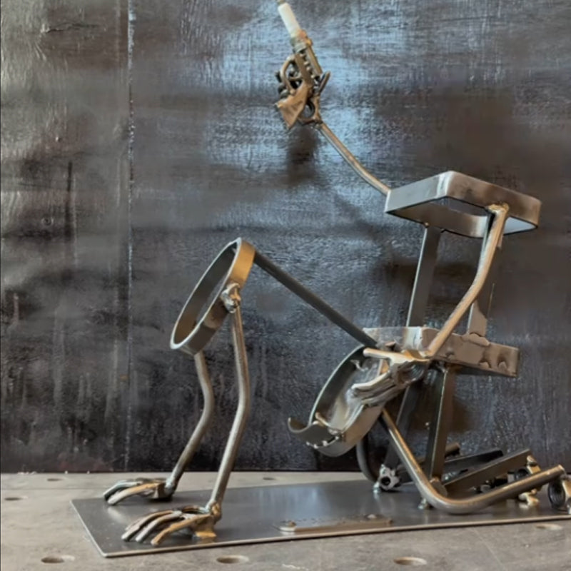 Hodeskalle Cola- og vinflaskeholder