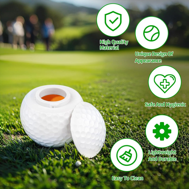 Kreativt shotglass formet som en golfball