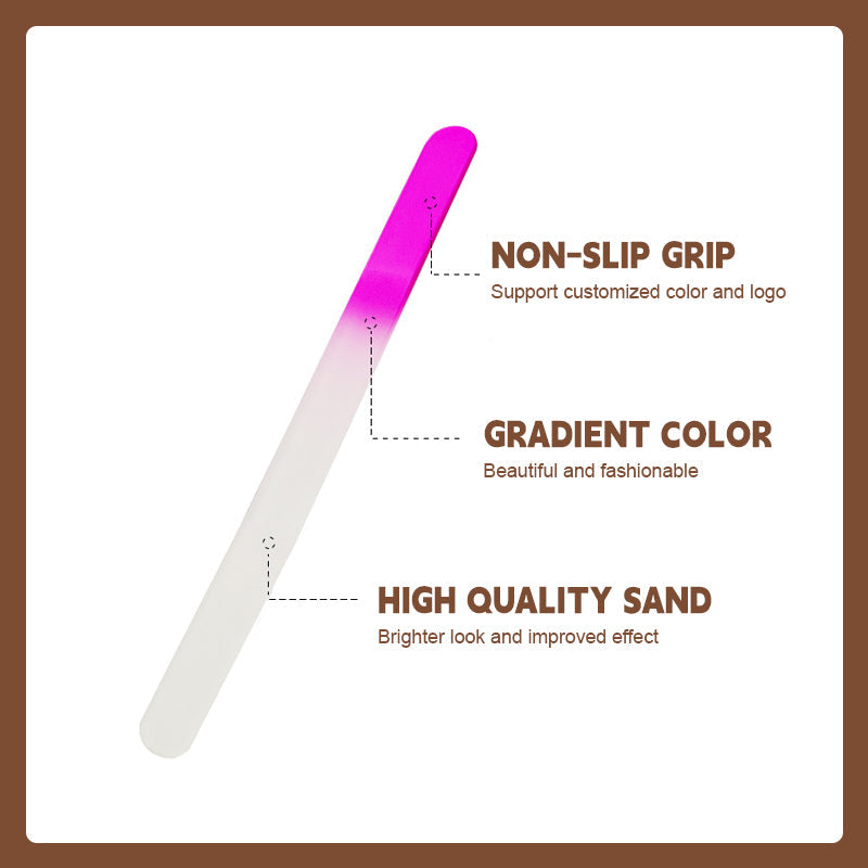 Neglefil i krystallglass