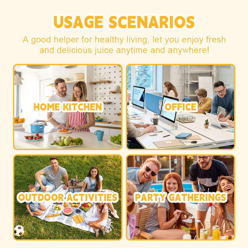 Multifunksjonell manuell fruktpresse