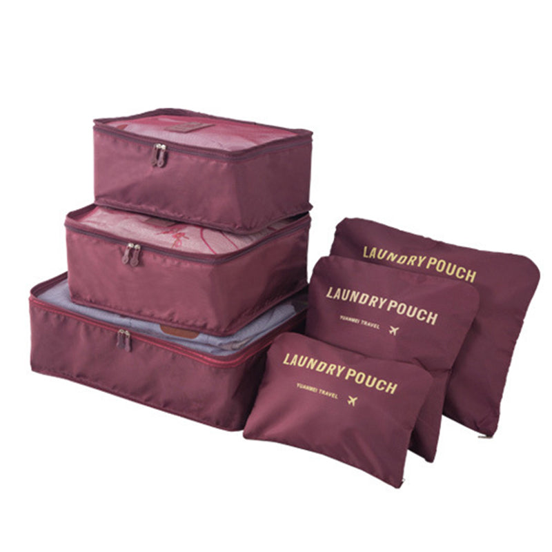 Bærbare pakkbokser for bagasje - 6 deler