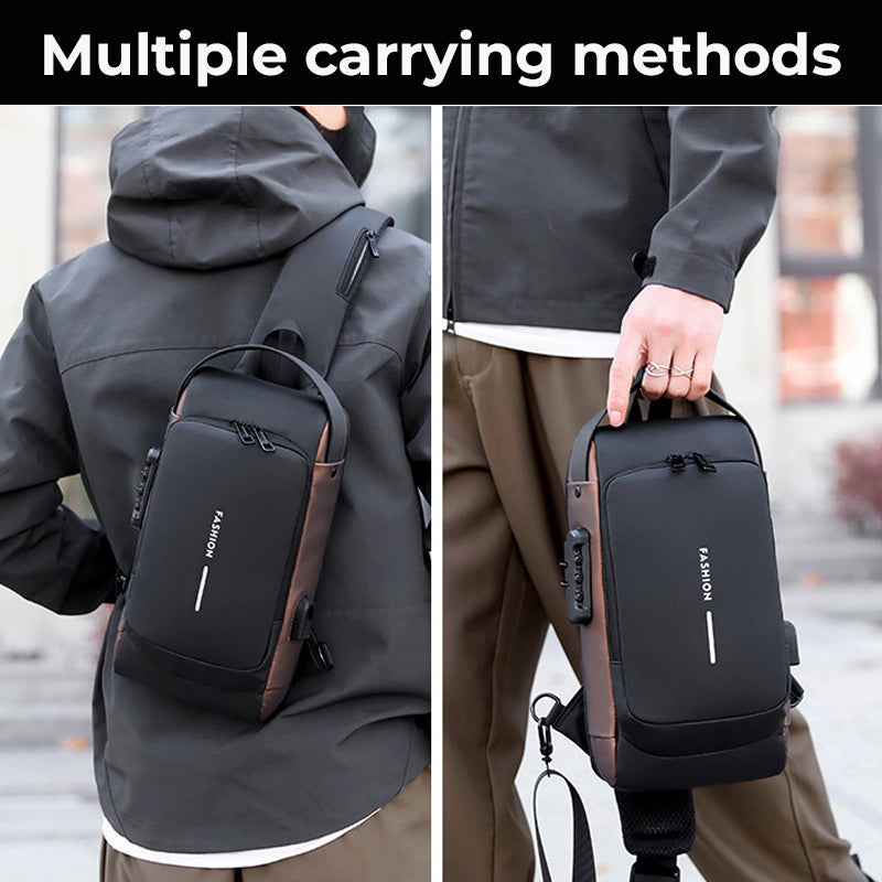 2024 Ny enkel, vanntett skulderveske med korsrygg