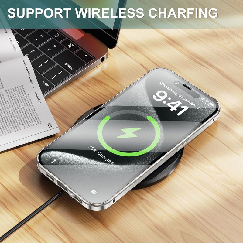 Dobbeltsidig magnetisk anti-kipling-telefonveske