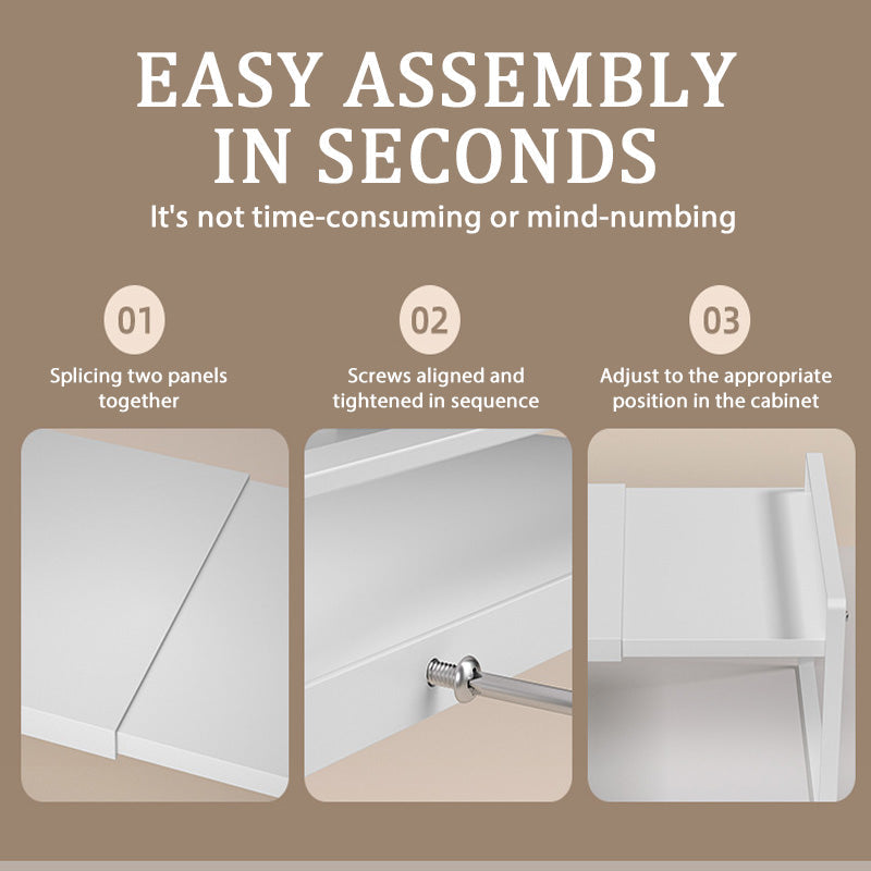 Uttrekkbart lagdelt skapstativ