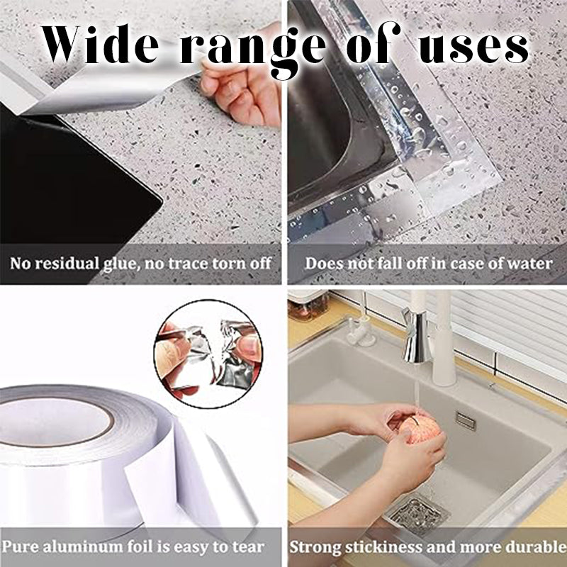 Selvklebende, høytemperaturbestandig tinnfolietape