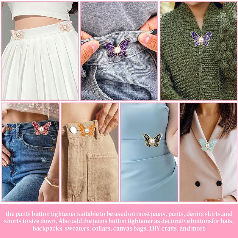 Perle sommerfuglspenne i midjen🦋