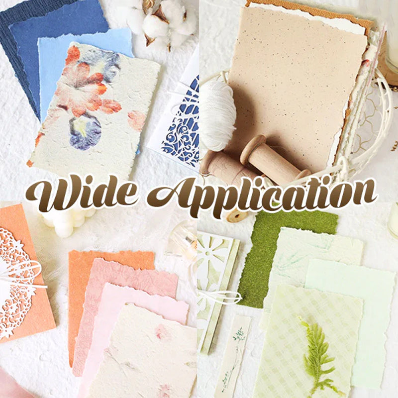 DIY-papirmakersett med pressede blomster