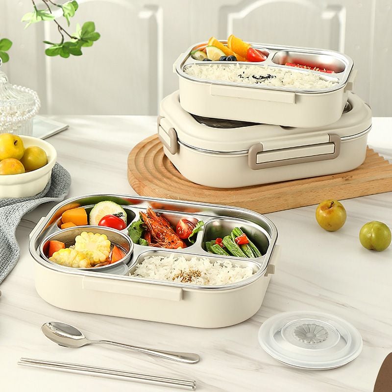 Microwaveable rustfritt stål isolert Bento Box