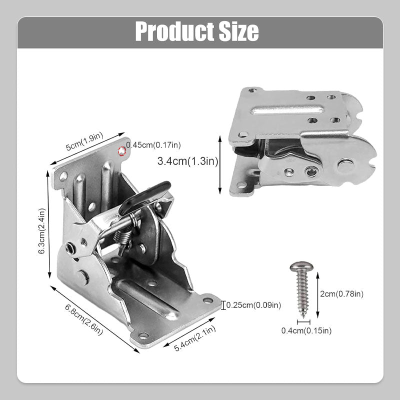 90 graders selvlåsende sammenleggbart hengsel Korrosjonshindrende usynlig kontakt