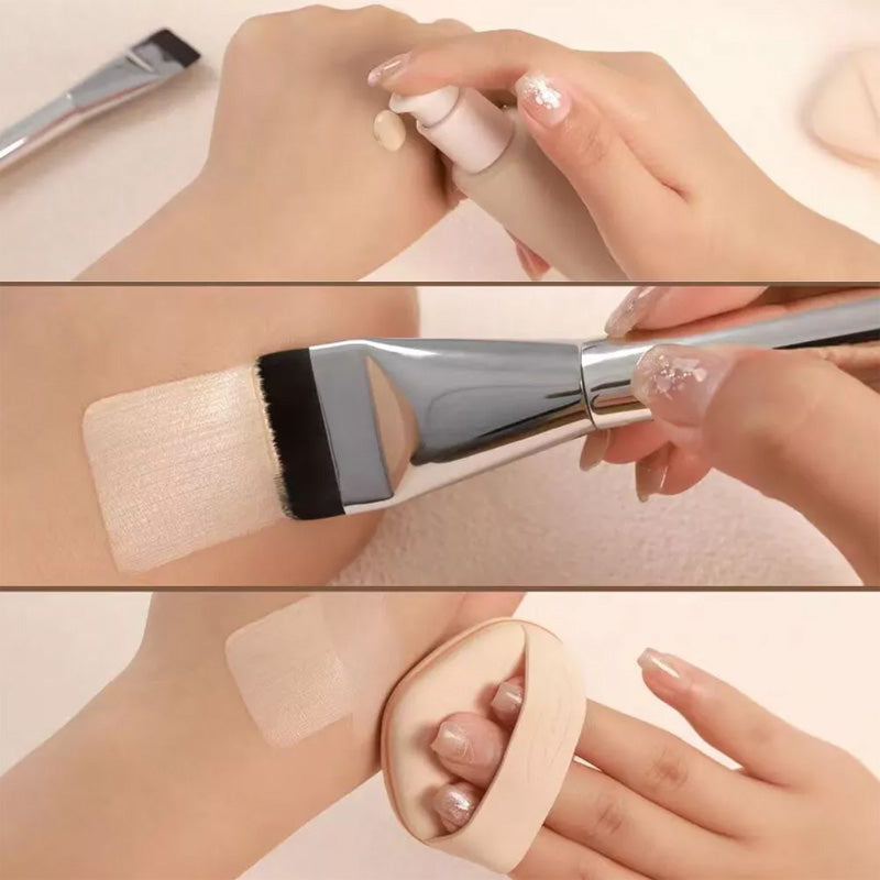 Flat foundationpensel