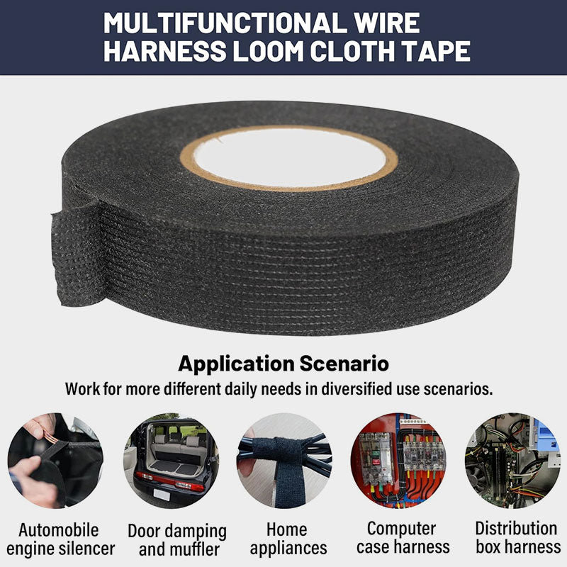 Flanellbånd for ledningsnett til biler