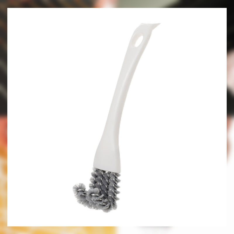 V-formet 2-i-1 mesh skuffbørste