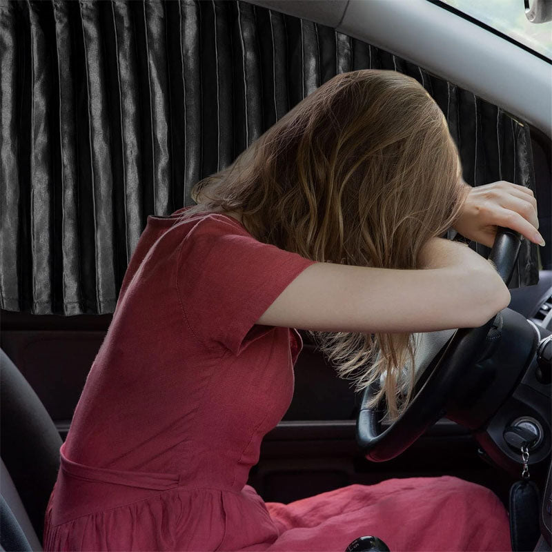 Magnetisk solskjerm for bil