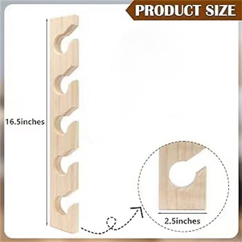 Vertikalt hattestativ for baseballcap i tre