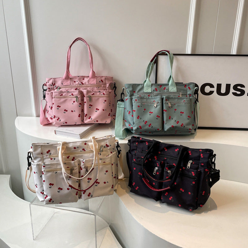 🍒Bag med kirsebærtrykk