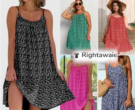 🔥 2025 Ny camisolekjole med trykk