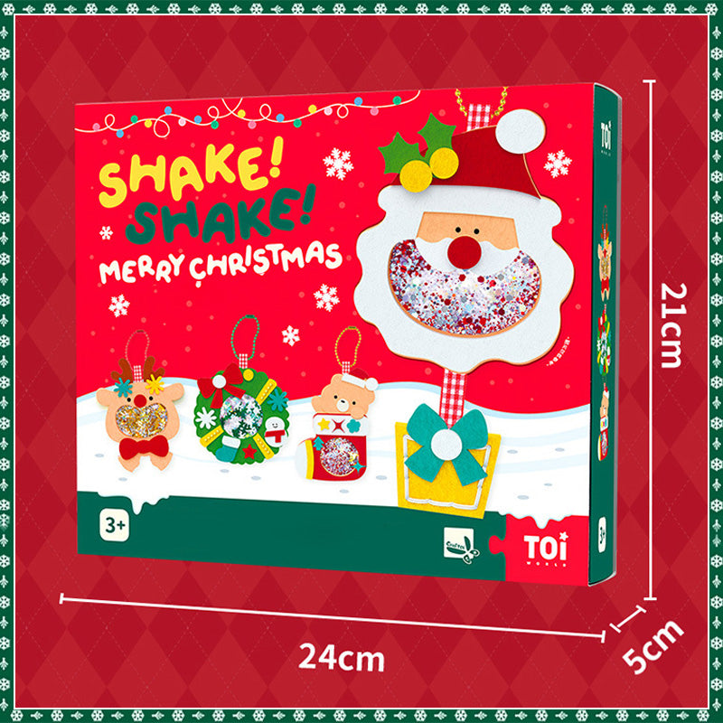 {Gratis Frakt}DIY-pakke med filtdekorasjoner med juletema