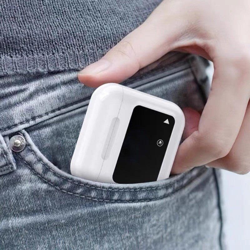 In-ear Bluetooth-øretelefoner med skjermvisning