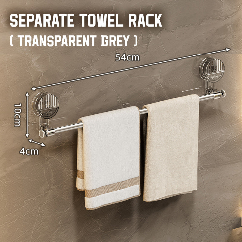 Sterkt uttrekkbart håndklestativ med sugekopp