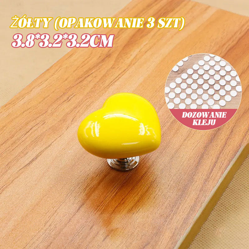 Fargerik hjerteformet toalett-tankpressehjelper/kjær toalett-tankpresse