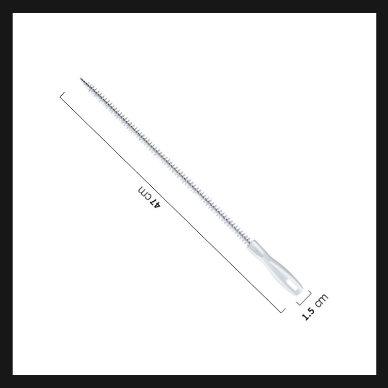 Fleksibel børste for utblokking av rør