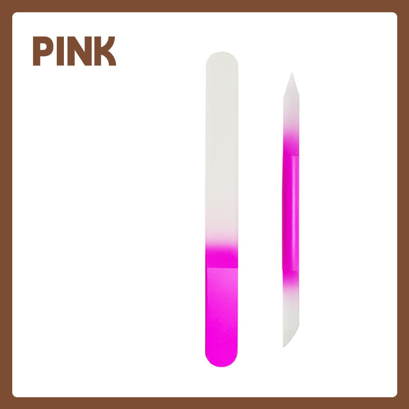 Neglefil i krystallglass