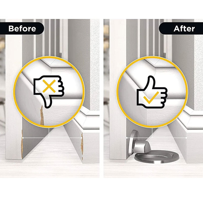 Justerbar dørstopper Stempelfri magnetisk dørstopper