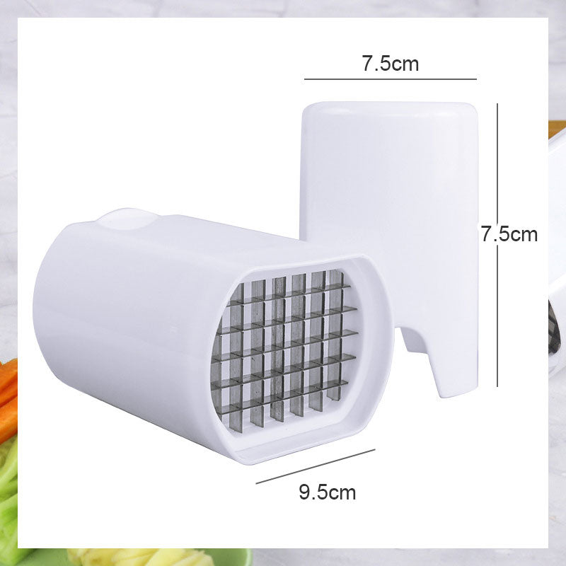 Pommes fritesskjærer i rustfritt stål Husholdning Pommes frites poteter kuttet