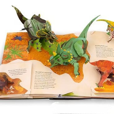 ⏰Historisk Laveste pris: Spar 50%-🦖3D Encyclopedia Prehistorica Dinosaurs📙HARDCOVER