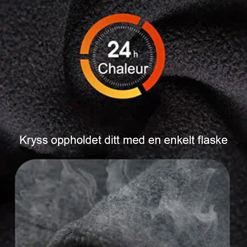 Dobbeltlags hettejakke (originalt produkt av høy kvalitet)/Reversibel polar fleecejakke